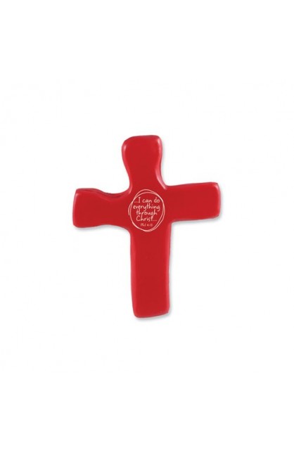 LCP79003 - I CAN DO ALL THINGS FOAM RUBBER CROSS - - 1 