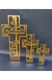 HD0109 - 15 CM YOUR WILL CROSS GOLD PLATED ARABIC ST - - 6 