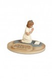LCP20184 - PRAYING GIRL DEVOTED SCULPTURE - - 1 