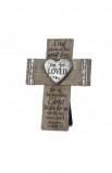 Cross Wall Desktop Cast Stone You Are Loved