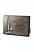 LCP20761 - Plaque Sculpture Moments of Faith Rectangle Sailboat - - 1 