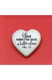 LCP40771 - Tabletop Heart Stone A Better Place2.25 - - 1 