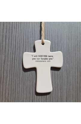 Cross Ceramic God's Promises Joy