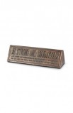 BE STRONG AND COURAGEOUS DESKTOP PLAQUE