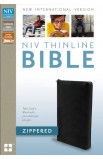 BK2938 - NIV Thinline Zippered Collection Bible Black - - 1 