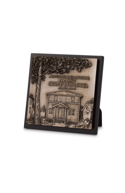 LCP11778 - AS FOR ME AND MY HOUSE PLAQUE - - 1 