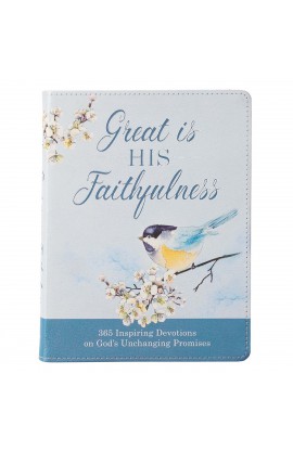 DEV112 - Great Is His Faithfulness Faux Leather - - 1 