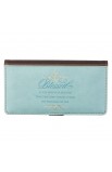 CHB040 - Wallet Blue Blessed Is She Lk 1:45 - - 9 