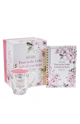 GS356 - Gift Set Trust in the Lord Pink Floral - - 1 
