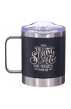 Stainless Steel Mug Be Strong Eph 6:10