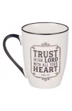 MUG689 - Mug Ceramic Trust in the Lord Prov 3:5 - - 2 