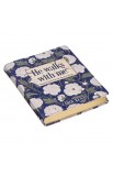 Gift Book He Walks With Me White Floral