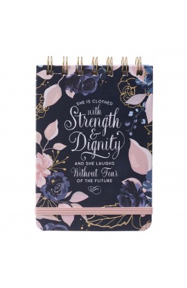 NP067 - Spiral Notepad She is Clothed Strength & Dignity Prov 31:25 - - 1 