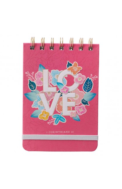 Spiral Notepad Love 1 Co 13
