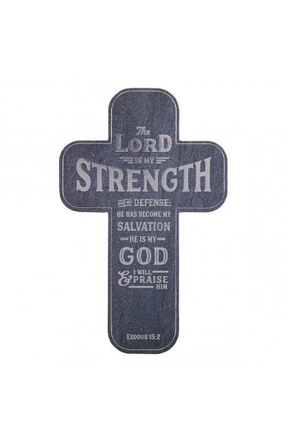 BMC140 - Cross Bookmark The Lord is My Strength Exodus 15:2 - - 1 