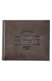 WT135 - Wallet Leather With God All Things are Possible Matt 19:26 - - 1 