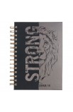 JLW121 - Journal Wirebound Large Be Strong Joshua 1:9 - - 1 