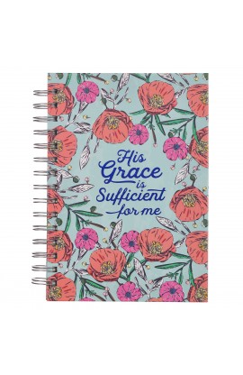JLW114 - Large Wire Journal His Grace is Sufficient 2 Cor 12:9 - - 1 