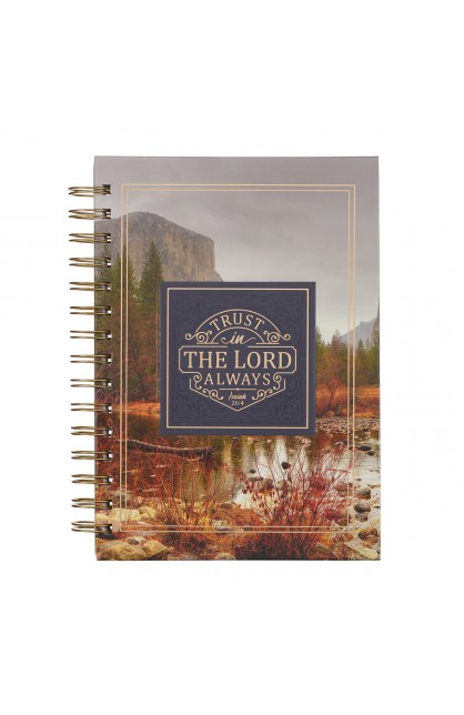 JLW113 - Large Wire Journal Trust in the Lord Isaiah 26:4 - - 1 