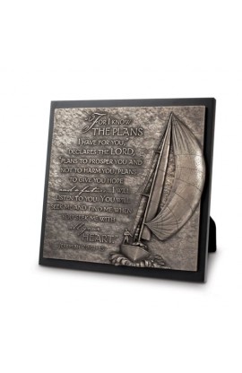 LCP11704 - Sculpture Plaque Moments Of Faith Boat - - 1 