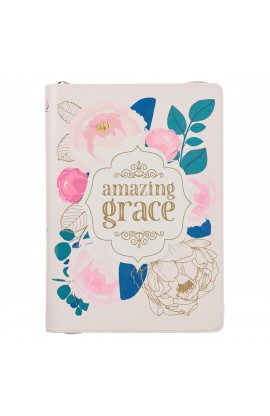Journal Zip Amazing Grace Pink Floral