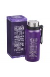 FLS055 - Water Bottle SS Purple I Know the Plans Jer 29:11 - - 3 