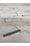 SC0183 - HIGHS AND LOWS VERTICAL BAR NECKLACE - - 4 