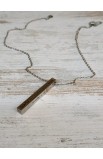 SC0183 - HIGHS AND LOWS VERTICAL BAR NECKLACE - - 5 