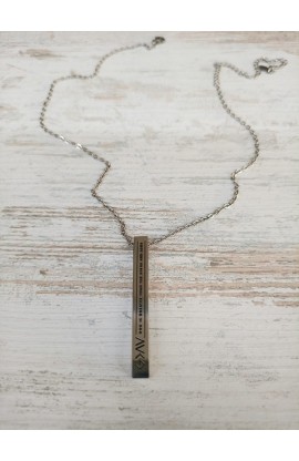 HIGHS AND LOWS VERTICAL BAR NECKLACE