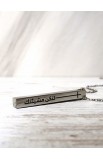 SC0181 - YOUR WILL BE DONE ARABIC VERTICAL BAR NECKLACE - لتكن مشيئتك - - 2 