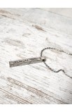 SC0181 - YOUR WILL BE DONE ARABIC VERTICAL BAR NECKLACE - لتكن مشيئتك - - 4 