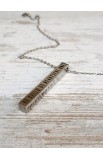 SC0180 - BEAUTIFUL ONE VERTICAL BAR NECKLACE - - 1 