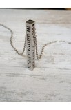SC0180 - BEAUTIFUL ONE VERTICAL BAR NECKLACE - - 2 