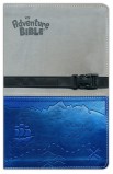 BK2822 - NIV ADVENTURE BIBLE GRAY/BLUE CLIP LOSURE - - 2 