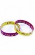 SC0002-6 - ASK DOUBLE SIDED SILICONE BRACELET - - 1 