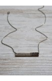 SC0169 - HE KNOWS MY NAME BAR NECKLACE - - 3 