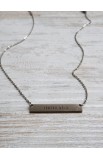 SC0169 - HE KNOWS MY NAME BAR NECKLACE - - 4 