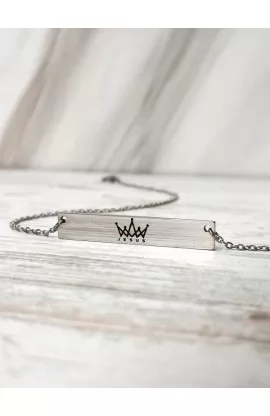 KING OF KINGS BAR NECKLACE