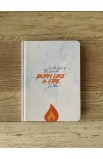 NJM04 - BURN LIKE FIRE WHITE NOTEBOOK - - 1 