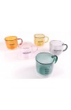 TCMG002 - FULL BLESSINGS GREY VINTAGE CUPS GLASS MUG - - 6 