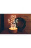 TCNL007 - THE LORD BLESS YOU & PROTECT YOU NIGHT LIGHT - - 3 