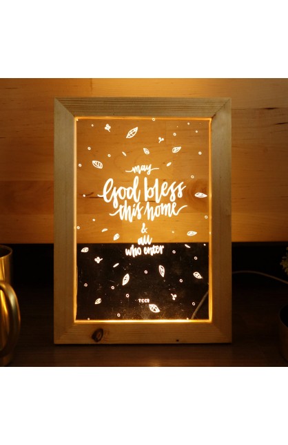 TCNL009 - MAY GOD BLESS THIS HOME NIGHT LIGHT - - 1 
