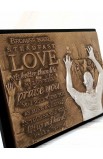 Plaque Sculpture Moments of Faith Rectangle Praise Hands