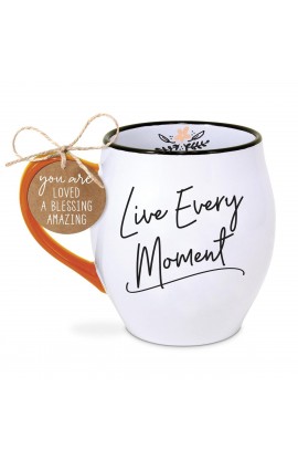 Mug Touch Of Color Live Every Moment18Oz