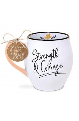 LCP18801 - Mug Touch Of Color Strength Courage 18Oz - - 1 