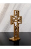 HDW003 - 20 CM GOLD WOOD YOUR WILL CROSS ARABIC لتكن مشيئتك - - 2 