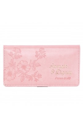 CHB042 - Wallet Pink Floral Strength & Dignity Prov 31:25 - - 1 