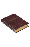 SGB004 - NLT The Spiritual Growth Bible Faux Leather Walnut Brown - - 4 