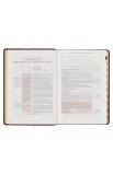SGB004 - NLT The Spiritual Growth Bible Faux Leather Walnut Brown - - 5 