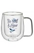 MUG604 - Mug Glass Double Wall Be Still Psalm 46:10 - - 1 